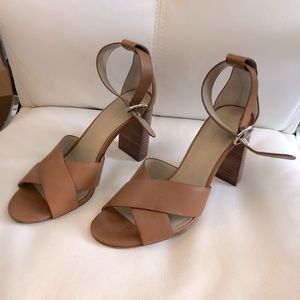 Ann Taylor cross strap heels